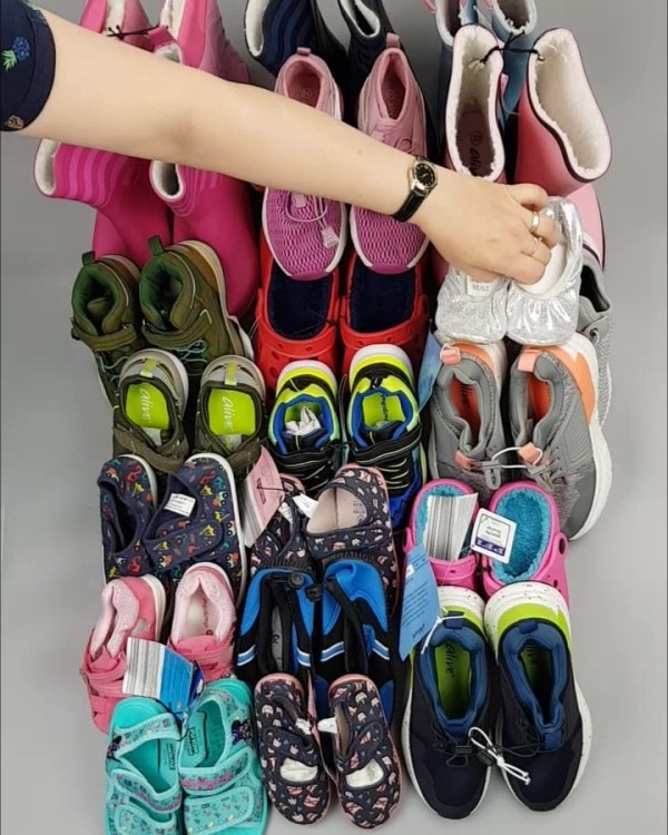 Фотография  760 - Обувь ALDI дети лето#10 кг, ЛОТ №4453 оптом в Вологде и Вологодской области