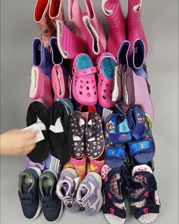 Фотография  696 - Обувь ALDI дети лето#10 кг, ЛОТ №4454 оптом в Вологде и Вологодской области