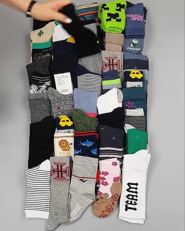 Фотография  365 - Носки дети СТОК зима#5 кг, ЛОТ №4870 оптом в Вологде и Вологодской области