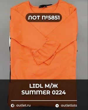 Купить LIDL Summer м/ж 022024#14 кг, ЛОТ №5851 оптом в Вологде и Вологодской области