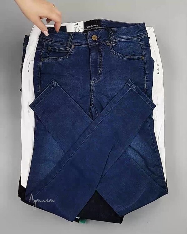 Фотография  818 - Джинсы DK Company 022024#10 кг, ЛОТ №5946 оптом в Вологде и Вологодской области