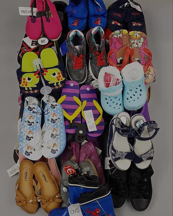 Фотография  924 - Обувь детская СТОК Summer#7,85 кг, ЛОТ №6196 оптом в Вологде и Вологодской области