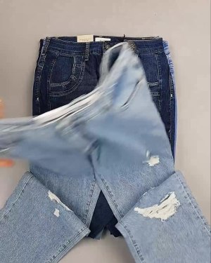 Фотография  268 - Джинсы женские Дания#10 кг, ЛОТ №6762 оптом в Вологде и Вологодской области