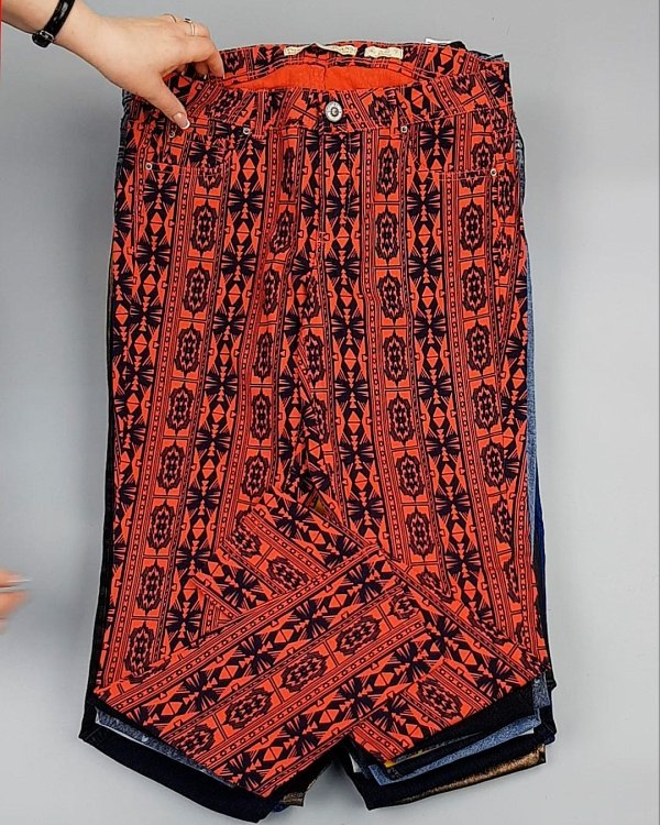 Фотография  345 - А 82202 Брюки женские (Fashion&Skinny Pants)#25 кг оптом в Вологде и Вологодской области