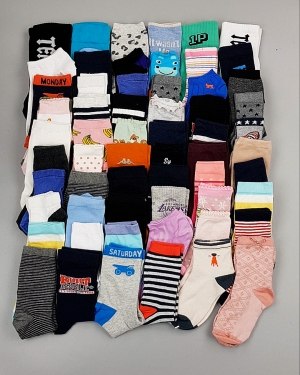 Купить Носки дети СТОК лето#5 кг, ЛОТ №6993 оптом в Вологде и Вологодской области