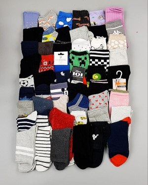 Купить Носки дети СТОК зима#5 кг, ЛОТ №6989 оптом в Вологде и Вологодской области