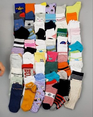 Купить Носки дети СТОК лето#5 кг, ЛОТ №6992 оптом в Вологде и Вологодской области