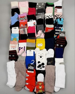 Купить Носки дети СТОК зима#5 кг, ЛОТ №6986 оптом в Вологде и Вологодской области