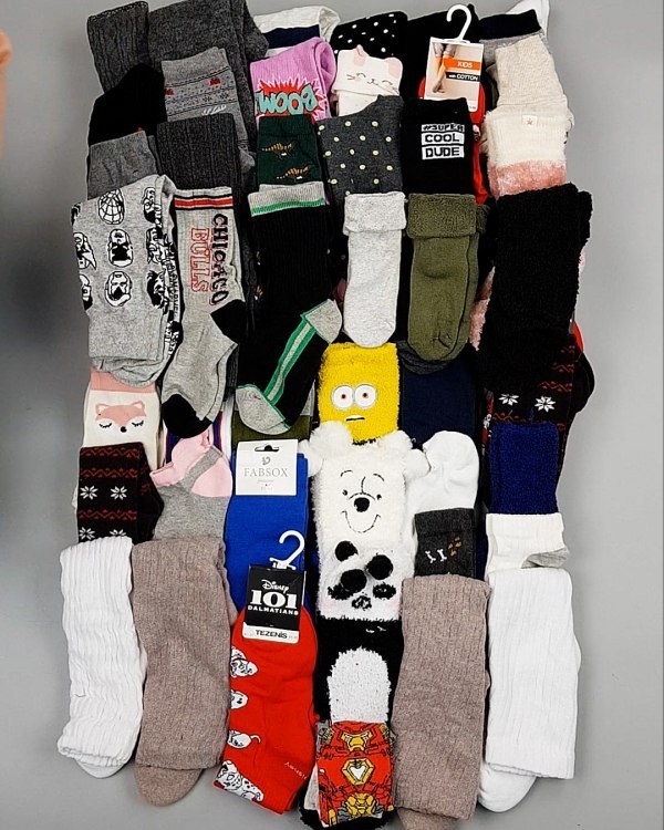 Фотография  640 - Носки дети СТОК зима#5 кг, ЛОТ №6986 оптом в Вологде и Вологодской области