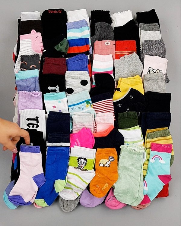 Фотография  885 - Носки дети СТОК лето#5 кг, ЛОТ №6993 оптом в Вологде и Вологодской области