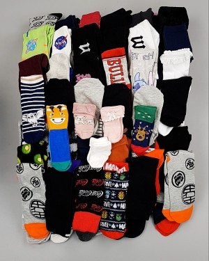 Фотография 213 - Носки дети СТОК зима#5 кг, ЛОТ №6989 оптом в Вологде и Вологодской области