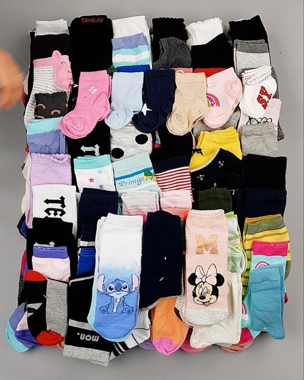 Фотография  846 - Носки дети СТОК лето#5 кг, ЛОТ №6993 оптом в Вологде и Вологодской области