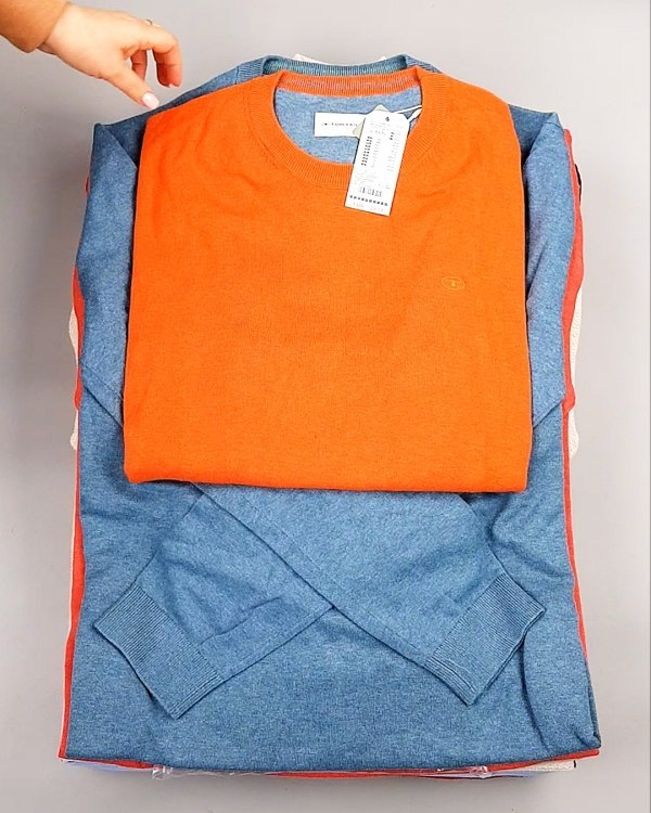 Фотография  170 - Джемпера легкие мужские TOM TAILOR 124#8,35 кг, ЛОТ №7605 оптом в Вологде и Вологодской области