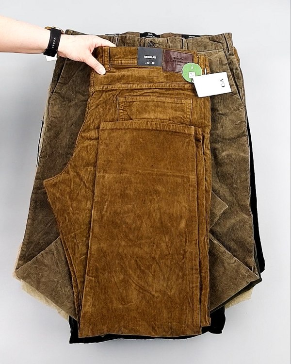 Фотография  165 - Брюки вельветовые м/ж C&A 025#10 кг, ЛОТ №8031 оптом в Вологде и Вологодской области