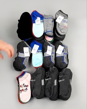 Фотография  225 - Носки дети лето CAN 084#5 кг, ЛОТ №8001 оптом в Вологде и Вологодской области