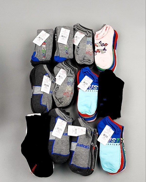 Фотография  523 - Носки дети лето CAN 084#5 кг, ЛОТ №8000 оптом в Вологде и Вологодской области