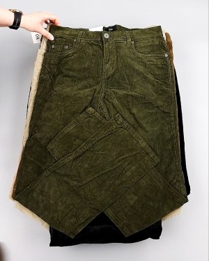 Фотография  990 - Брюки вельветовые м/ж C&A 025#10 кг, ЛОТ №8031 оптом в Вологде и Вологодской области