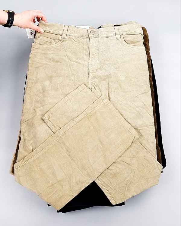 Фотография  833 - Брюки вельветовые м/ж C&A 025#10 кг, ЛОТ №8031 оптом в Вологде и Вологодской области