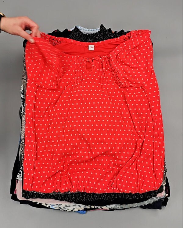 Фотография  586 - Блузки S#25 кг, ЛОТ № ВК0083 оптом в Вологде и Вологодской области