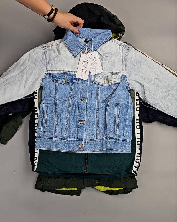 Фотография  496 - Ветровки СТОК дети 065#5 кг, ЛОТ СТ-9725 оптом в Вологде и Вологодской области