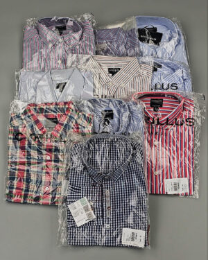 CYRILLUS Men рубашки дл/р AF28 - Сток оптом